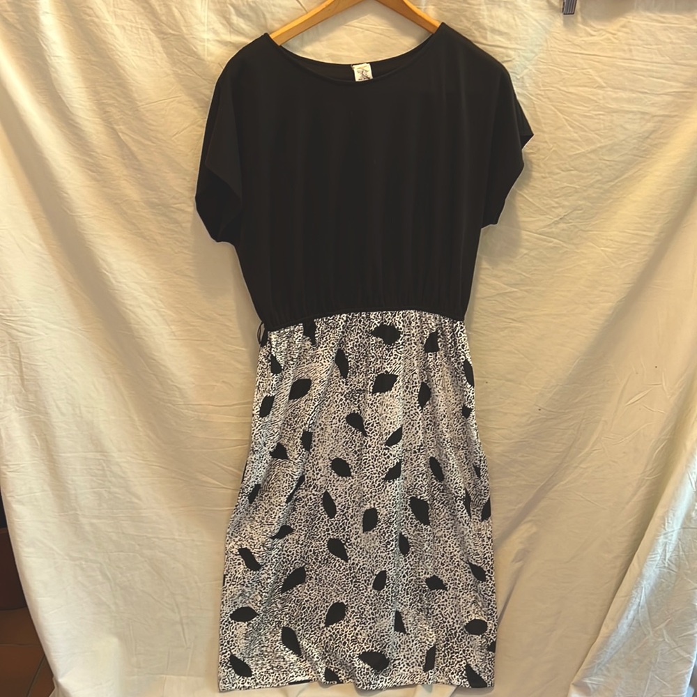 Vintage elastic waist dress